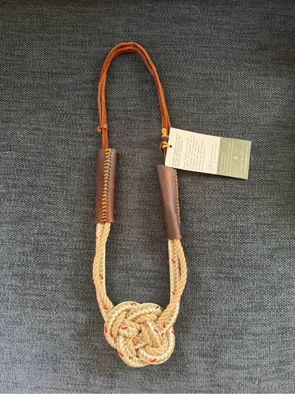 Wildwood Oyster Co. Nautical statement necklace